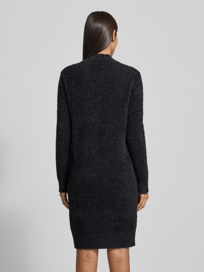 Christian Berg Woman Gebreide jurk met opstaande kraag Zwart - 5