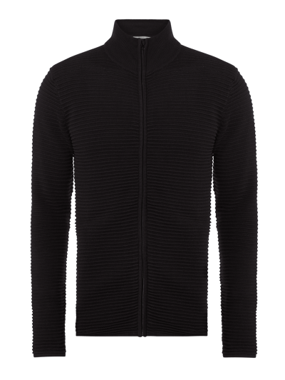 !Solid Cardigan aus Baumwolle Black 1