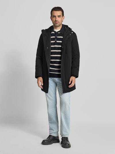 MCNEAL Mantel mit Kapuze Black 1