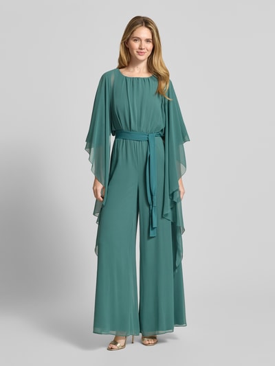 Kobiece modelka nosi Etola aus Chiffon mit Knopfverschluss von Vera Mont, szyfon, zapięcie na guzik, widok całej sylwetki z przodu.