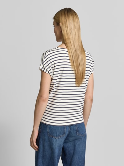 s.Oliver RED LABEL Oversized t-shirt z mieszanki wiskozy Granatowy 5