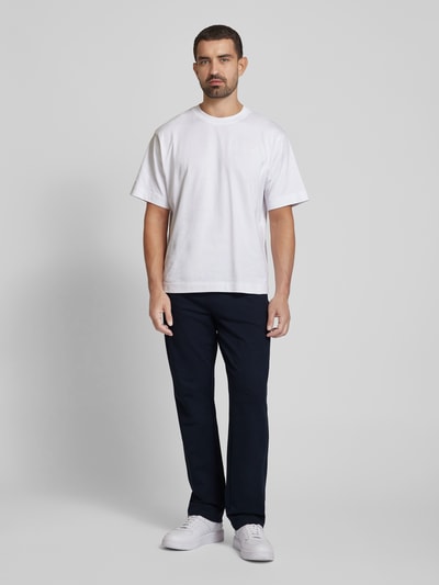 Joy Regular fit sweatpants met tunnelkoord, model 'FREDERICO' Donkerblauw - 1