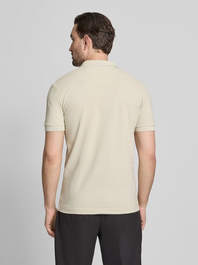 BOSS Green Regular Fit Poloshirt aus reiner Baumwolle Modell 'PIO 1' Sand 5