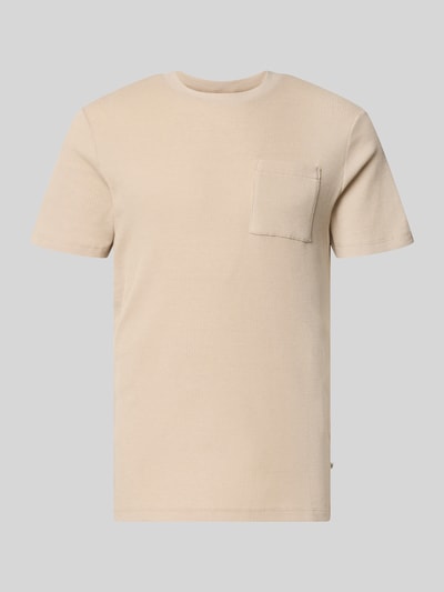 s.Oliver RED LABEL regular fit T-shirt van katoenmix Beige - 2