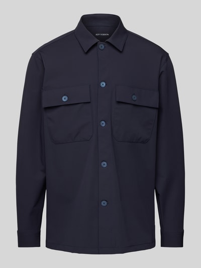 Roy Robson Kurtka koszulowa o kroju regular fit z kieszeniami z patką na piersi Granatowy 2