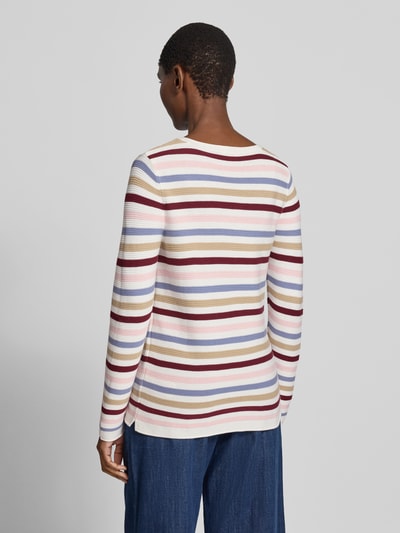 Tom Tailor Regular Fit Pullover aus reiner Baumwolle Rosa 5