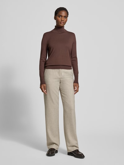 ARMANI EXCHANGE Broek met lanawol Middenbruin - 1