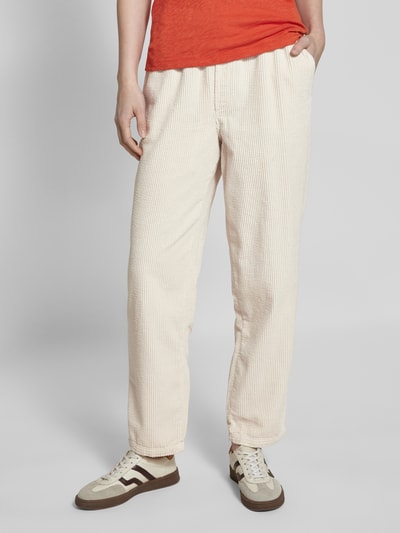 American Vintage Sweatpants van corduroy, model 'PADOW' Ecru - 4