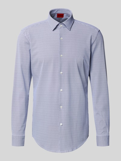 HUGO Koszula biznesowa o kroju slim fit z materiału ze streczem model ‘KENNO’ Biały 2