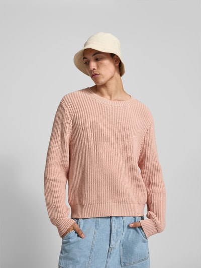 WON HUNDRED Oversized Pullover in Strick-Optik Rosa 3