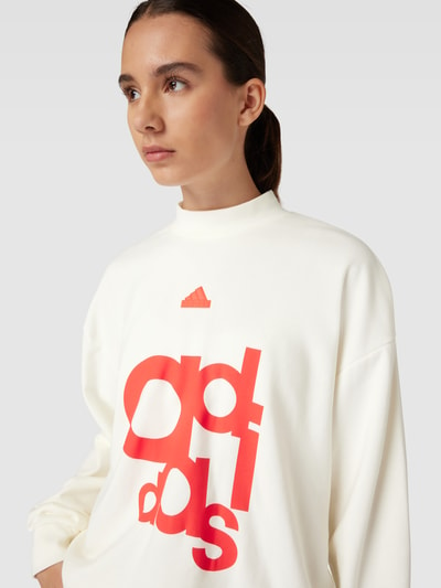 ADIDAS SPORTSWEAR Sweatshirt met labelprint Offwhite - 3