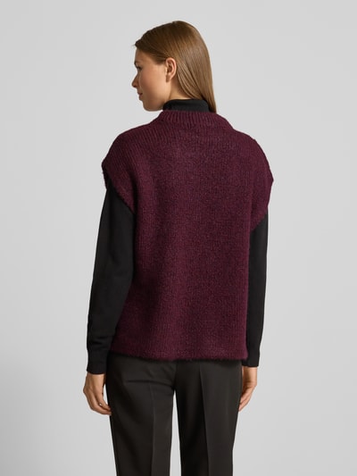 Milano Italy Spencer met opstaande kraag Bordeaux - 5