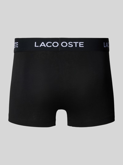 Lacoste Boxershort met elastische band met label Zwart - 3