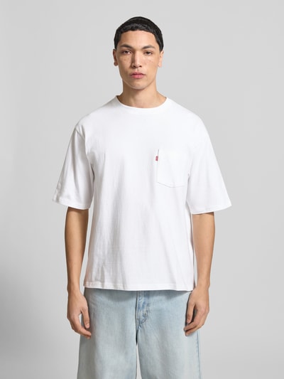 Levi's® Loose Fit T-Shirt aus reiner Baumwolle Weiss 4