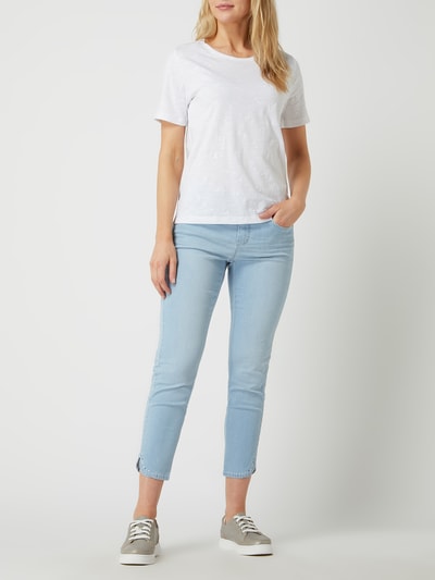 Angels Cropped Jeans mit Stretch-Anteil Modell 'Ornella' Hellblau 1