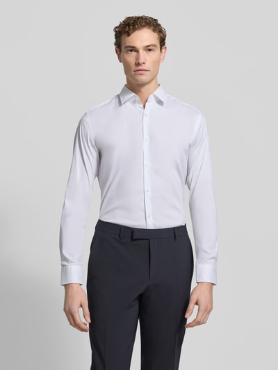 HUGO Business-Hemd mit Kentkragen Modell 'KENNO' Weiss 4