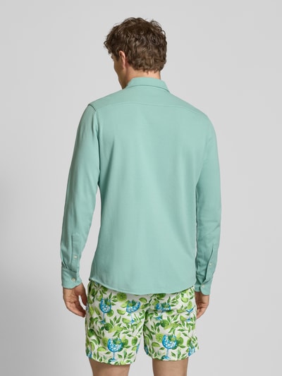 MC2 Saint Barth Koszula casualowa z listwą guzikową model ‘AMALFI’ Zielony 5