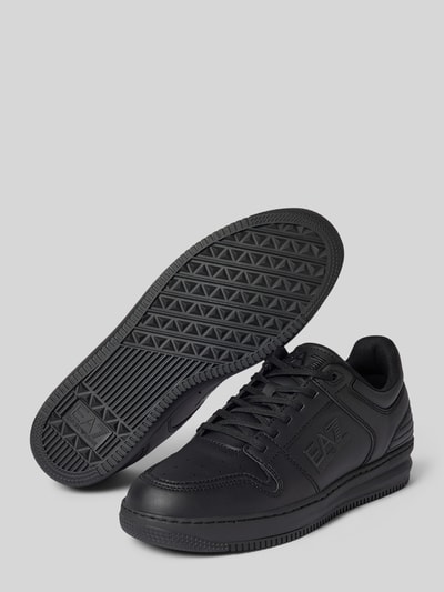 EA7 Emporio Armani Sneakers met labeldetail, model 'SLASHER' Zwart - 4