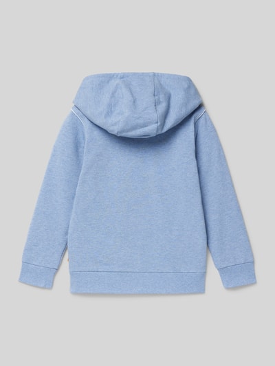 Steiff Hoodie met motiefbadge Bleu - 3