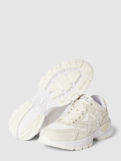 ARMANI EXCHANGE Sneakers met labeldetails Wit - 3