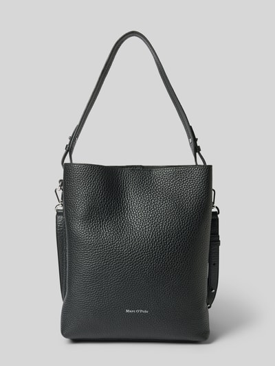 Marc O'Polo Hobo Bag aus genarbtem Rindsleder Black 2