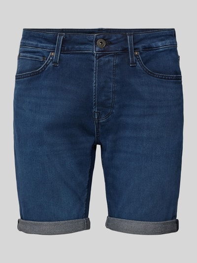 Jack & Jones Regular Fit Jeansshorts im 5-Pocket-Design Dunkelblau 2