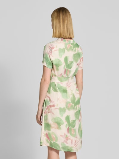 More & More Knielange jurk van viscose met tuniekkraag Lichtgroen - 5