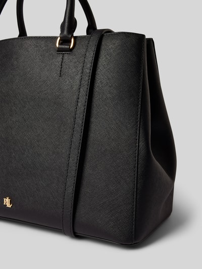 Lauren Ralph Lauren Handtasche mit Label-Detail Modell 'HANNA' Black 3