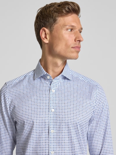 OLYMP Level Five Slim fit zakelijk overhemd met kentkraag Wit - 3