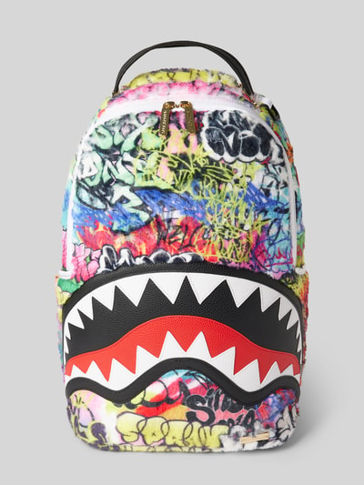 Sprayground Rucksack mit Label-Patch Modell 'GRAFITTI' Black 1