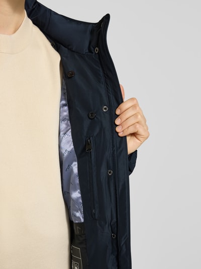 NAUTGÅRD Gewatteerde lange jas met Sorona® Aura-vulling Donkerblauw - 7