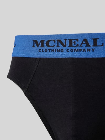 MCNEAL Slip mit Label-Bund im 3er-Pack Black 2