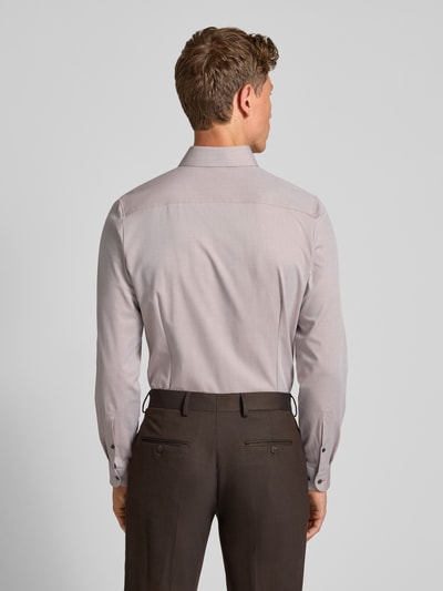 OLYMP Level Five Slim fit zakelijk overhemd met kentkraag Zand - 5