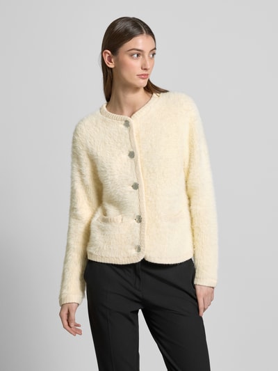 Zero Cardigan mit seitlichen Taschen Offwhite 4