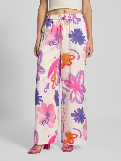 OH APRIL Loose Fit Stoffhose mit elastischem Bund Modell 'Antonia' Offwhite 4