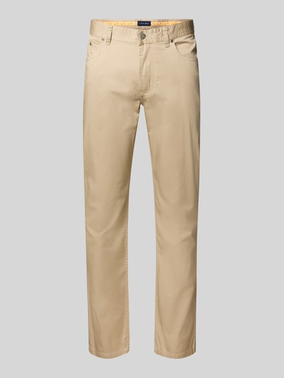 Christian Berg Men Regular Fit Chino im 5-Pocket-Design Sand 2