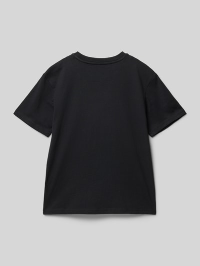 KARL KANI T-Shirt mit Logo-Stitching Black 3