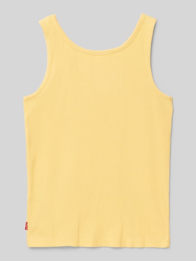 Levi’s® Kids Trägertop in Ripp-Optik mit Label-Stitching Hellgelb 3