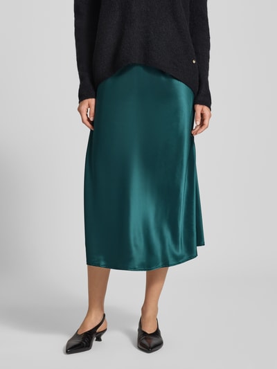 ZABAIONE Midirock mit elastischem Bund Dunkelgruen 4