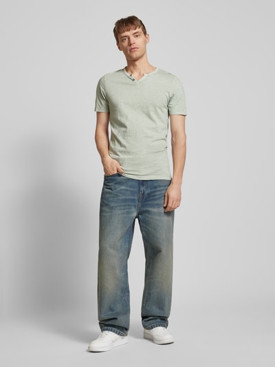 Jack & Jones T-Shirt mit V-Ausschnitt Mint 1