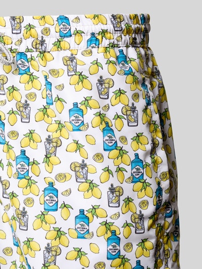 Zeybra Badehose mit elastischem Bund Weiss 2