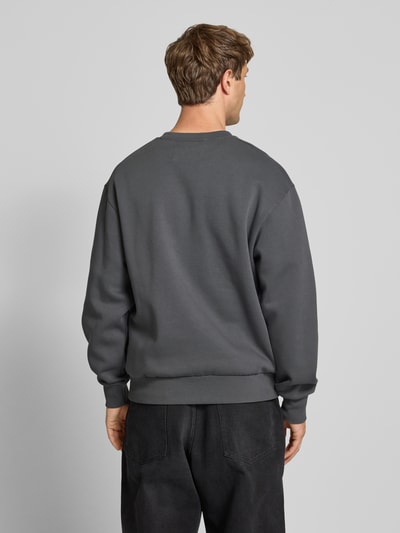 CHAMPION Sweatshirt met labelstitching Antraciet - 5