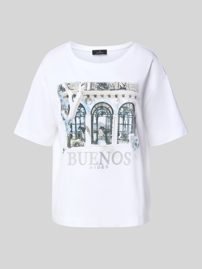 monari T-Shirt mit Motiv-Print Offwhite 2
