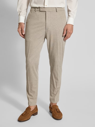 Cinque Tapered Fit Anzughose mit Gesäßtaschen Modell 'Beppe' Beige 4