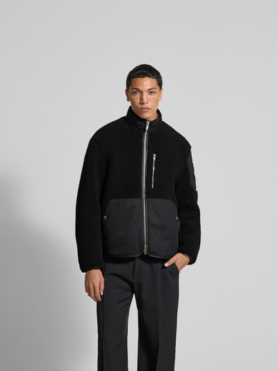Moose Knuckles Regular Fit Jacke mit Kunstfellbesatz Black 4