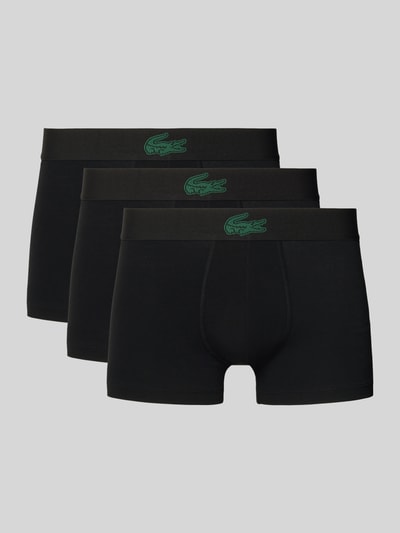 Lacoste Trunks aus Baumwoll-Mix im 3er-Pack Black 1