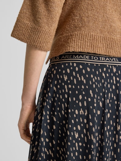 Smith and Soul Tule rok van een mix van viscose en elastaan met elastische band Donkerblauw - 3