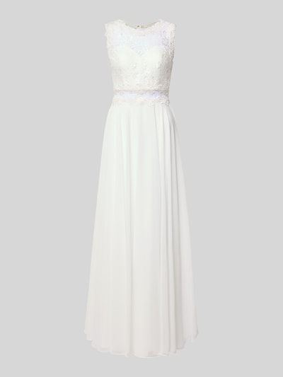 Mascara Brautkleid mit transparenter Taille Offwhite 2