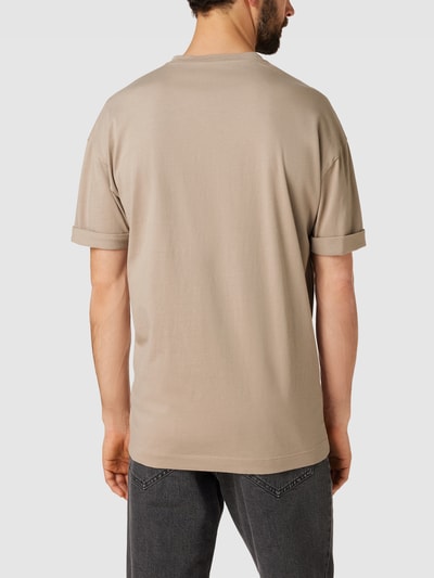 Drykorn T-Shirt mit fixierten Ärmelumschlägen Modell 'THILO' Beige 5