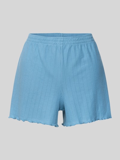 Jake*s Casual Szorty od piżamy o kroju relaxed fit z fakturowanym wzorem Błękitny 1